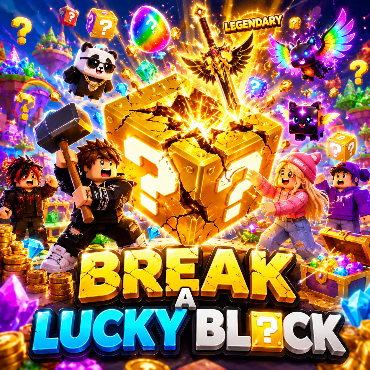 Play Break a Lucky Block Online