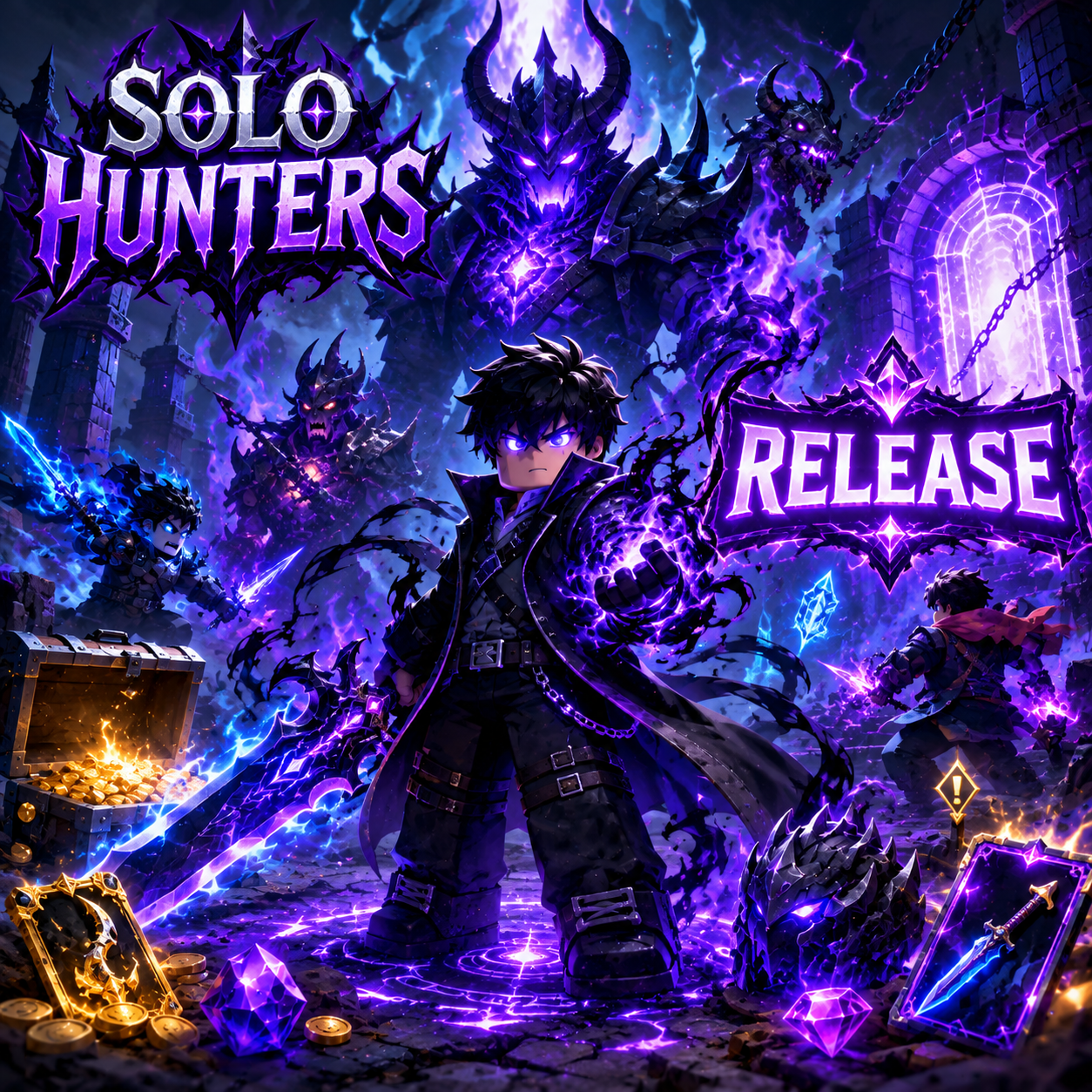 Play Solo Hunters  RELEASE Online