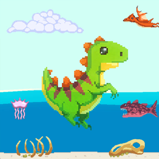 Play Dino Swim Online