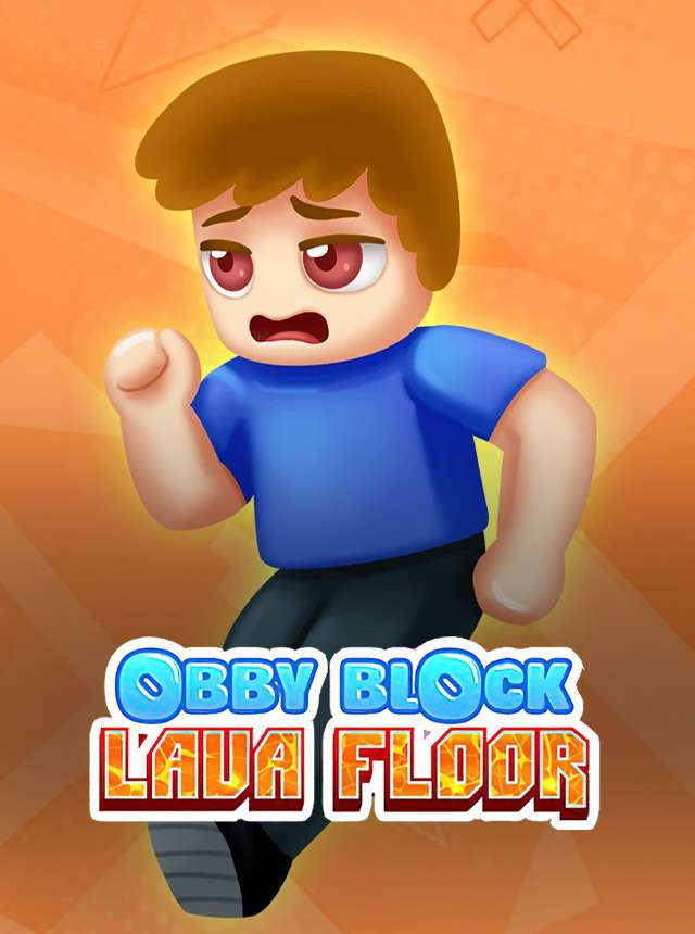 Play Obby Block World: Lava Floor Online