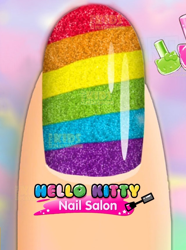 Hello Kitty Nail Salon em Jogos na Internet