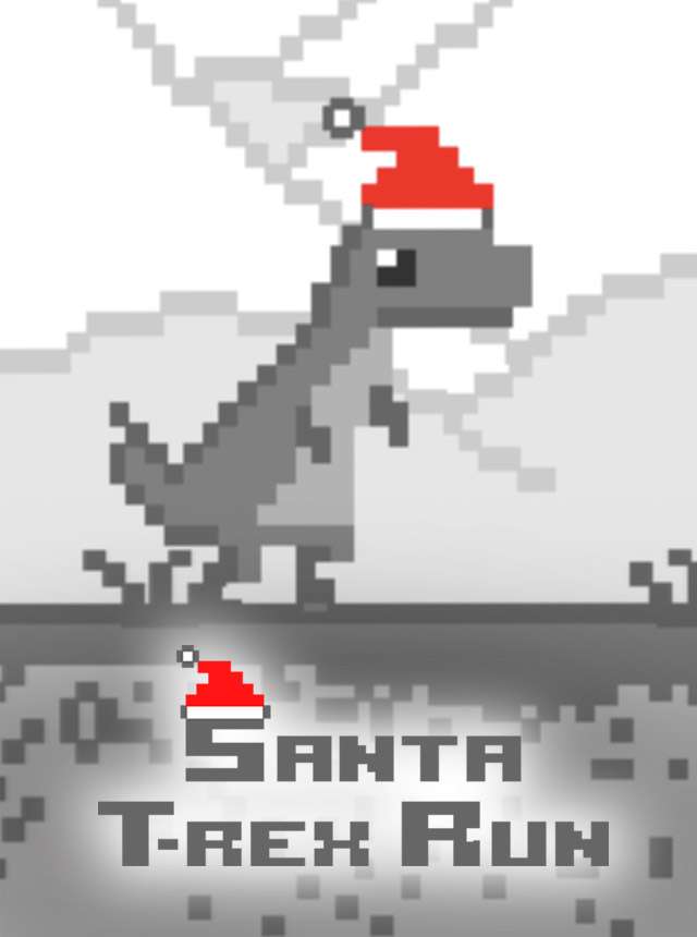 Jogo Santa T-Rex Run no Jogos 360