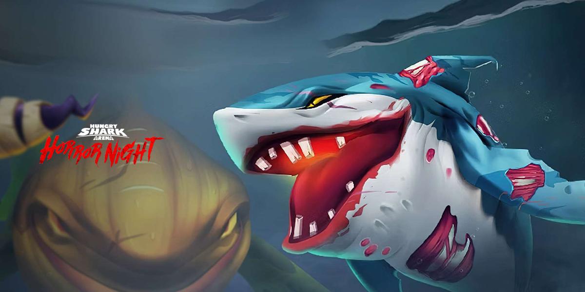 HUNGRY SHARK ARENA HORROR NIGHT - Jogue Jogos Friv 2019 Grátis