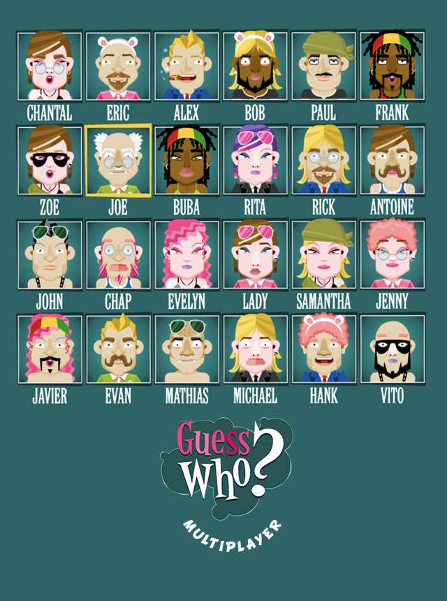 Play Guess Who Multiplayer Online