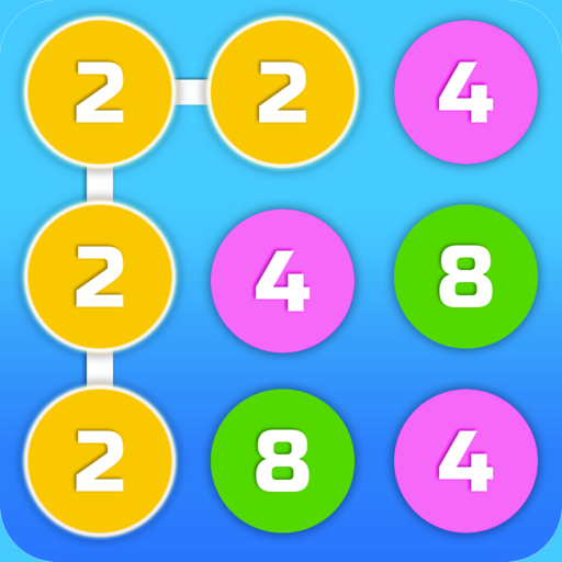 Play 2-4-8 : link identical numbers Online