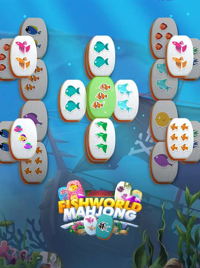 Play Fantasy Fish World Mahjong Online