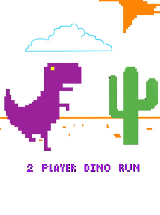 Play 2 Player Dino Run Online