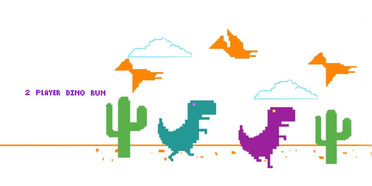 Chrome Dinosaur Game in Scratch, Chrome dino run Game