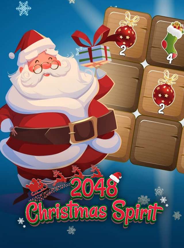 Play 2048 Christmas Spirit Online