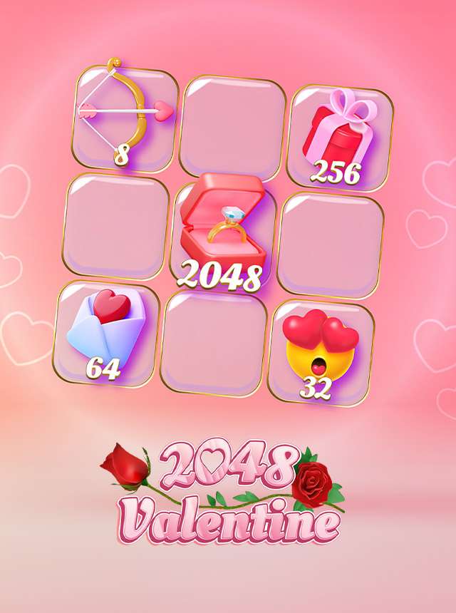 Play 2048 Valentines Online