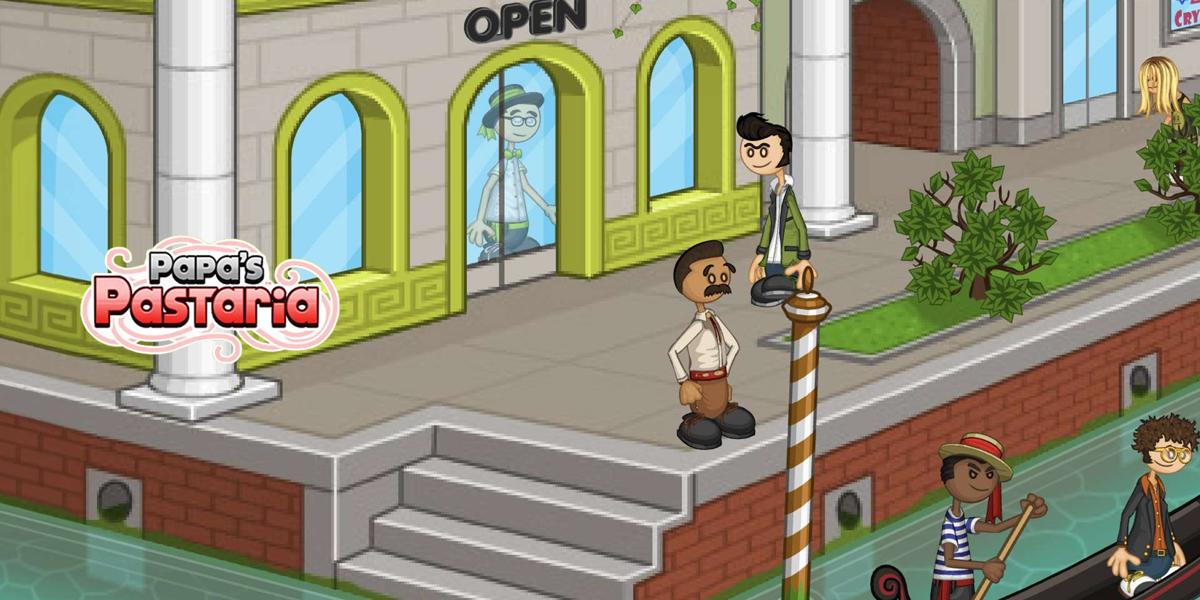 Play Papa Louie Snow Adventure game free online