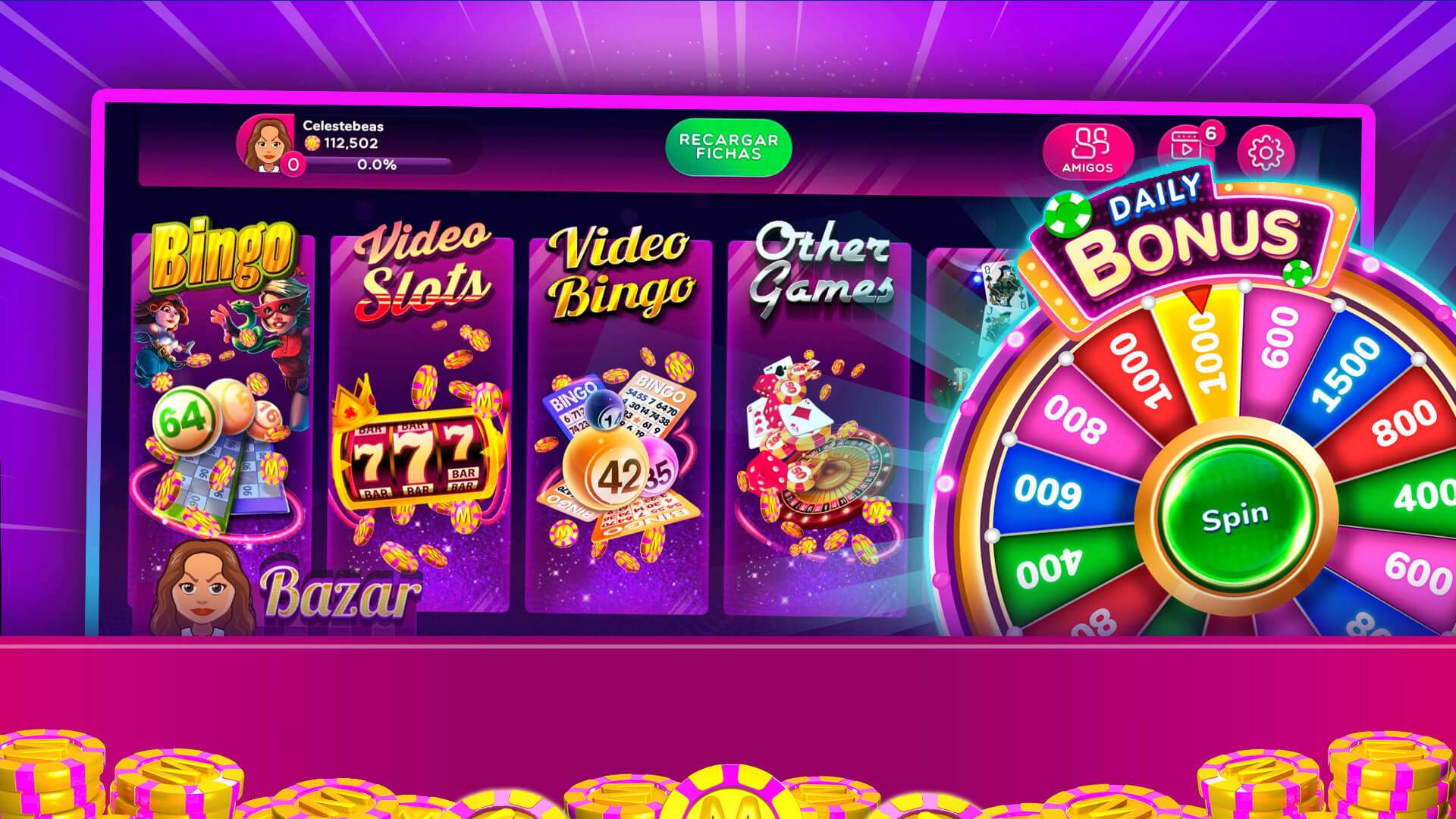 BlackJack MundiJuegos - Slots, Bingo, Poker, Blackjack, Ruleta en