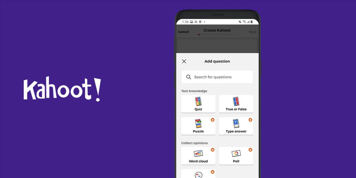 How to create learning games in the Kahoot! app