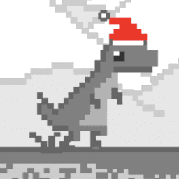 Play Santa T-Rex Run Online