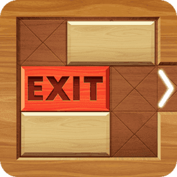 Play EXIT : unblock red wood block Online