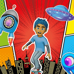 Play Skater vs Aliens Online