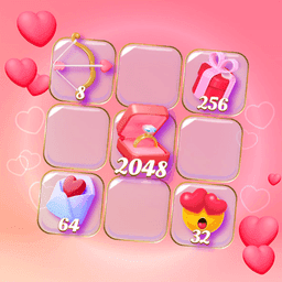 Play 2048 Valentines Online