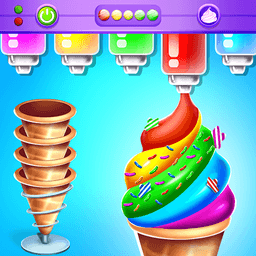Play Icecream Cone Cupcake Baking Online