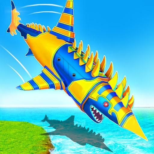 Play Shark Robot Car Transform Game online on now.gg