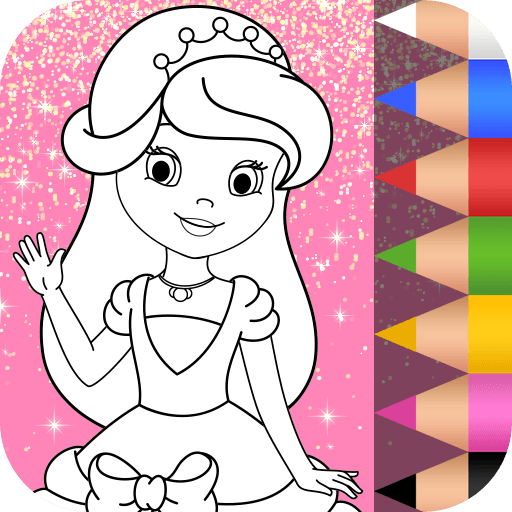 Play Princess Coloring & Dress Up online on now.gg