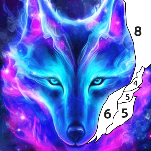 Play Wolf Coloring Book Color Game online on now.gg