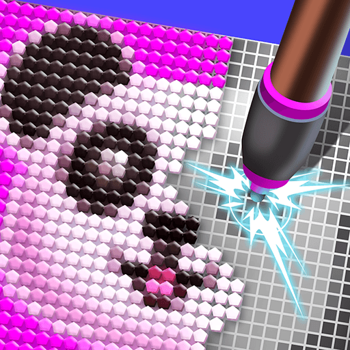 Play Diamond Painting ASMR Coloring online on now.gg