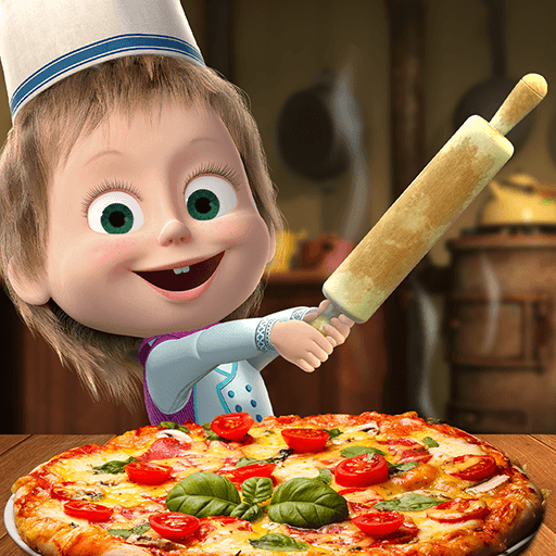Play Masha and the Bear Pizza Maker online on now.gg