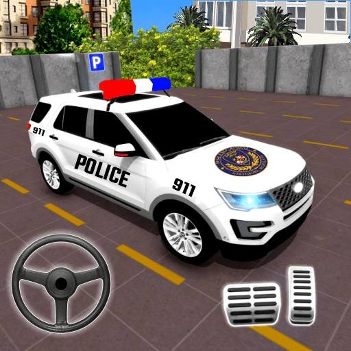 Play Police Prado Parking Car Games online on now.gg