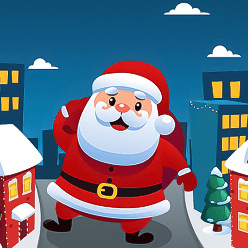 Play Santa City Run online on now.gg