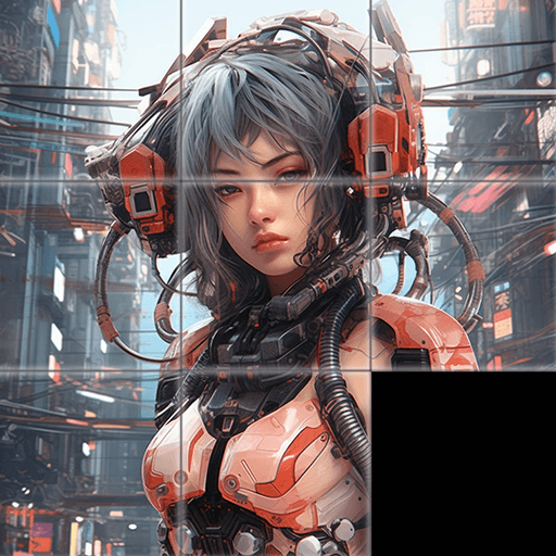 Play Anime Mecha Girls - Sliding Puzzle online on now.gg