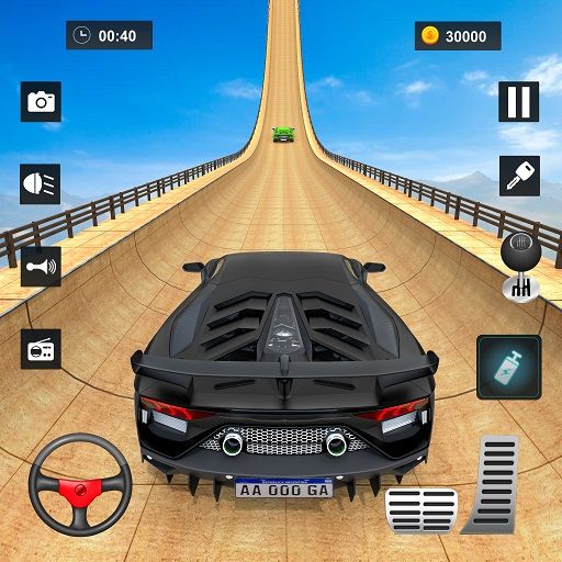 Play Ramp Car Stunts - Car Games online on now.gg
