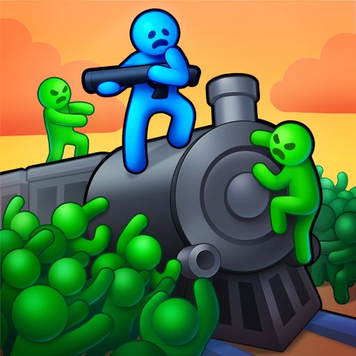 Play Train Defense: Zombie Game online on now.gg