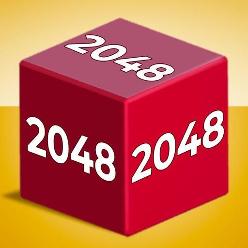 Play Chain Cube 2048: 3D Merge Game online on now.gg