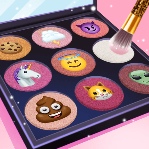 Play Emoji Makeup Game online on now.gg