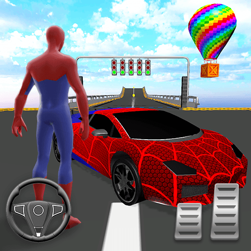 Play Mega Ramp Car : Super Car Game online on now.gg