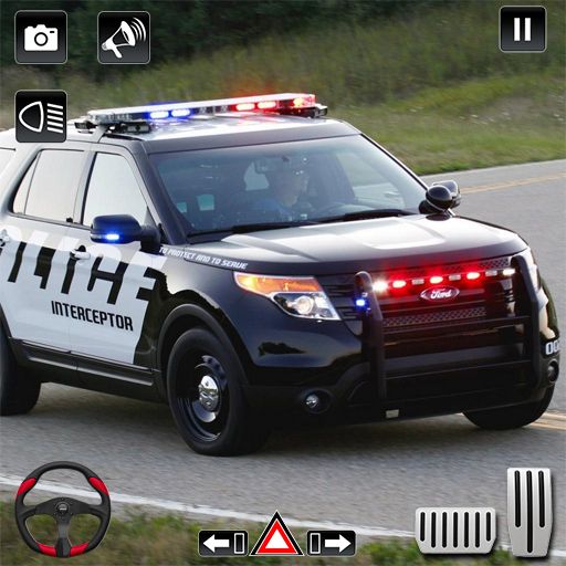 Play SUV Police Car Chase Cop Games online on now.gg