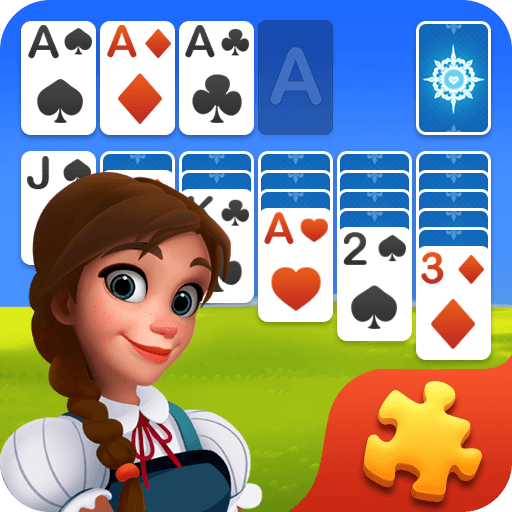 Play Solitaire Jigsaw Puzzle online on now.gg