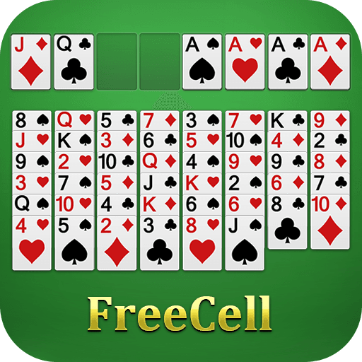 Play FreeCell Solitaire online on now.gg