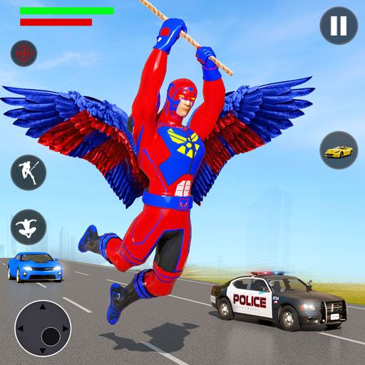 Play Thunder Bat Robot Car Games online on now.gg