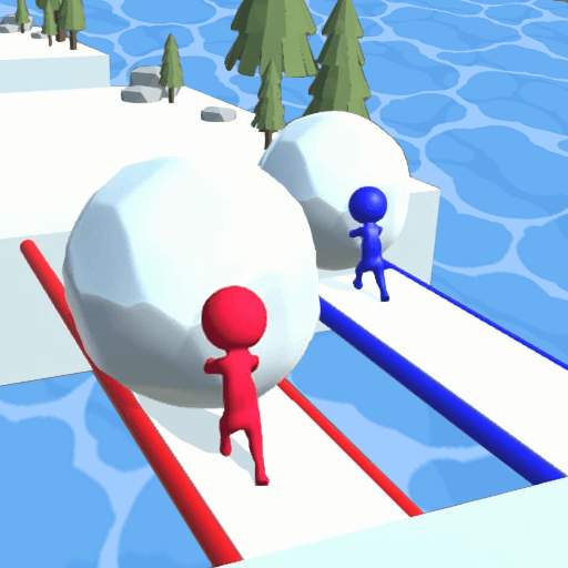 Play Snow Race: Snow Ball.IO online on now.gg