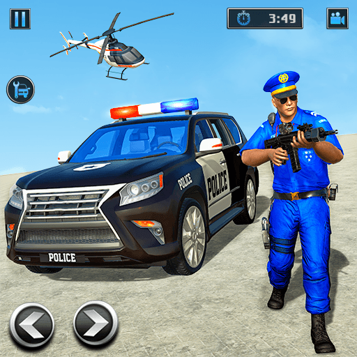 Play Police Car Chase Car Games online on now.gg