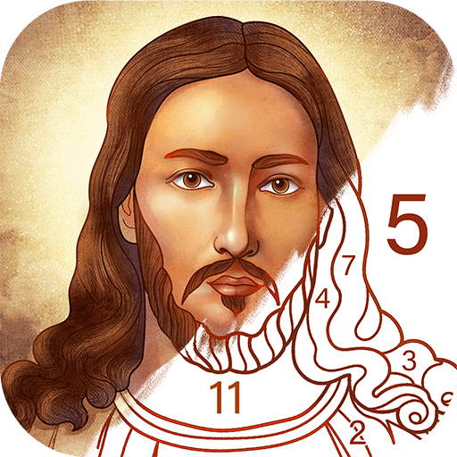 Play Bible Coloring Paint By Number online on now.gg