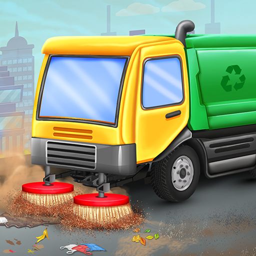 Play Kids Road Cleaner Truck Game online on now.gg