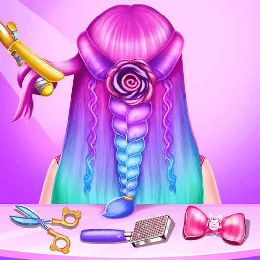 Play Braided Hair Salon MakeUp Game online on now.gg