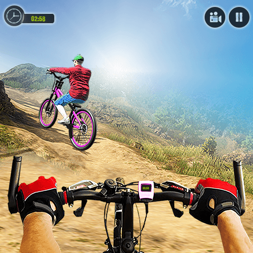 Play Offroad BMX Rider: Cycle Game online on now.gg