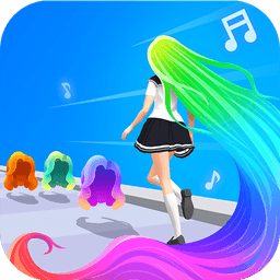 Play Dancing Hair - Music Race 3D Online