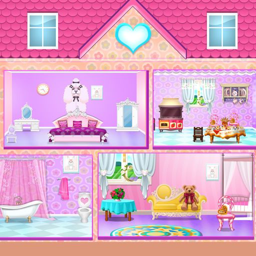 Play Girl Doll House Design Games online on now.gg