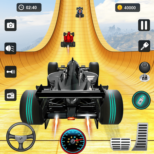 Play Formula Car Stunt - Car Games online on now.gg