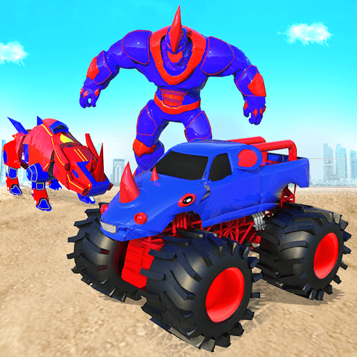Play Rhino Robot Car Transformation online on now.gg