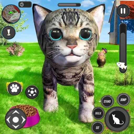 Play Pet Cat Simulator Cat Games online on now.gg